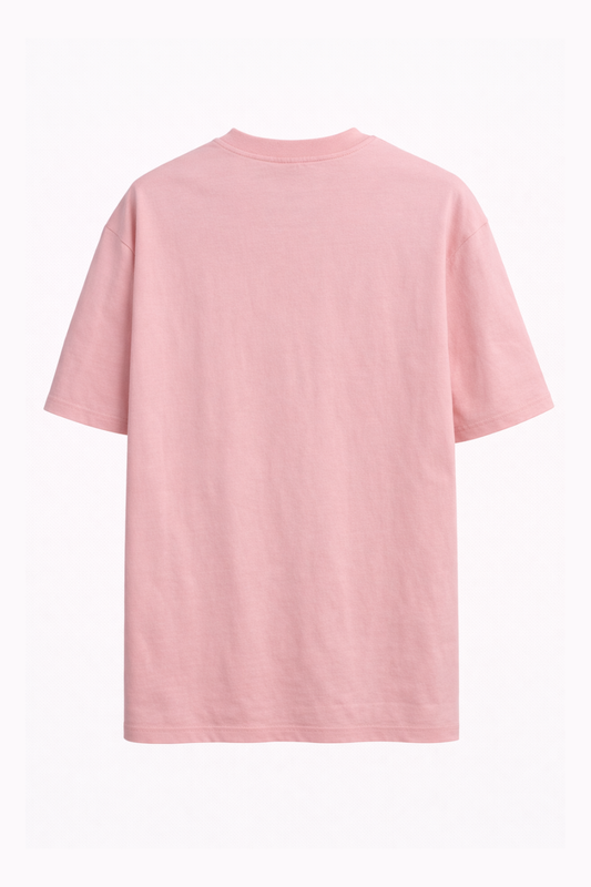 Camiseta Rosa Secret Nova para Hombre – Logo SN Minimalista | Estilo Urbano Premium