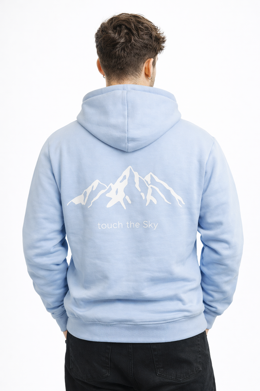 Sudadera Nova Con Capucha Sky Azul