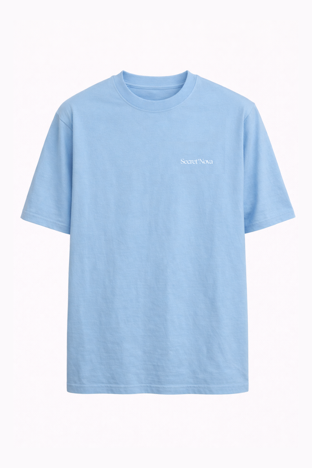 Camisetas Oversize Basico Streetwear Hombre Azul