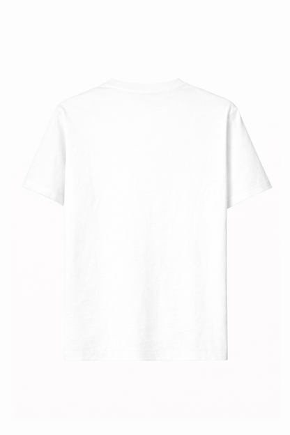 Camisetas Oversize Basico Streetwear Hombre Blanco