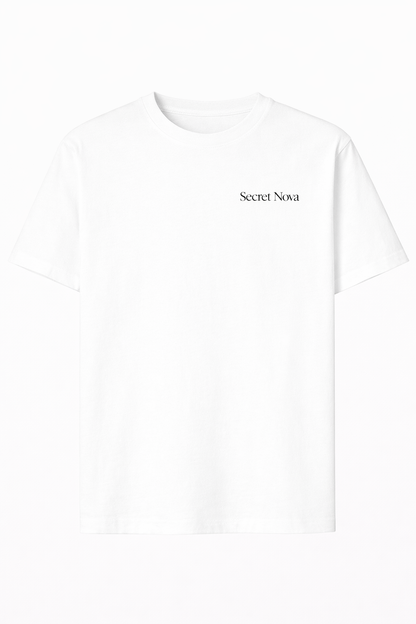 Camisetas Oversize Basico Streetwear Mujer Blanco