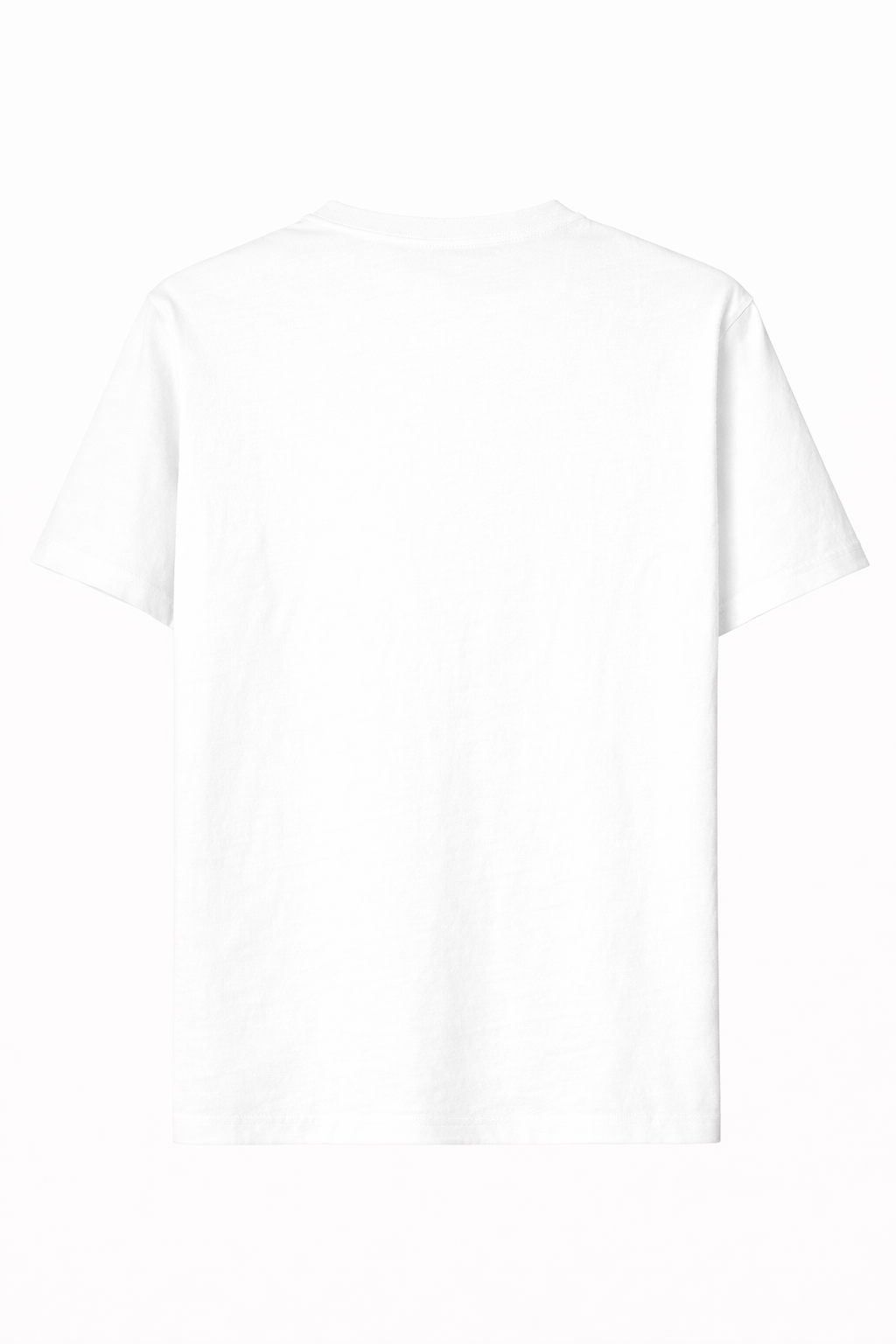 Camisetas Oversize Basico Streetwear Mujer Blanco