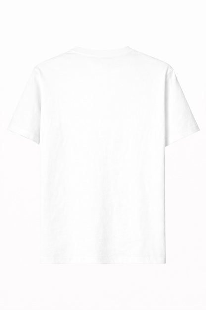 Camisetas Oversize Basico Streetwear Mujer Blanco