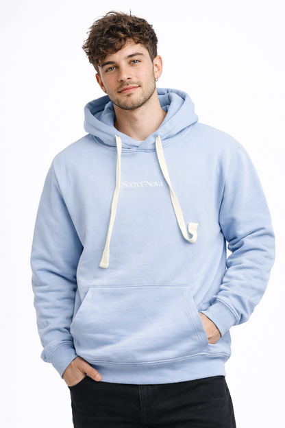 Sudadera Nova Con Capucha Sky Azul