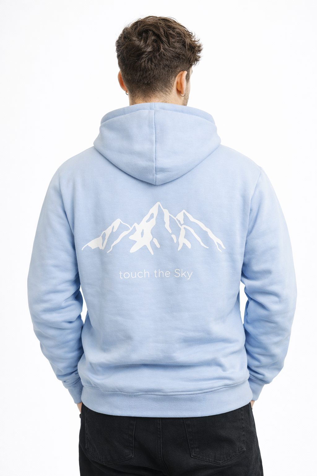 Sudadera Nova Con Capucha Sky Azul