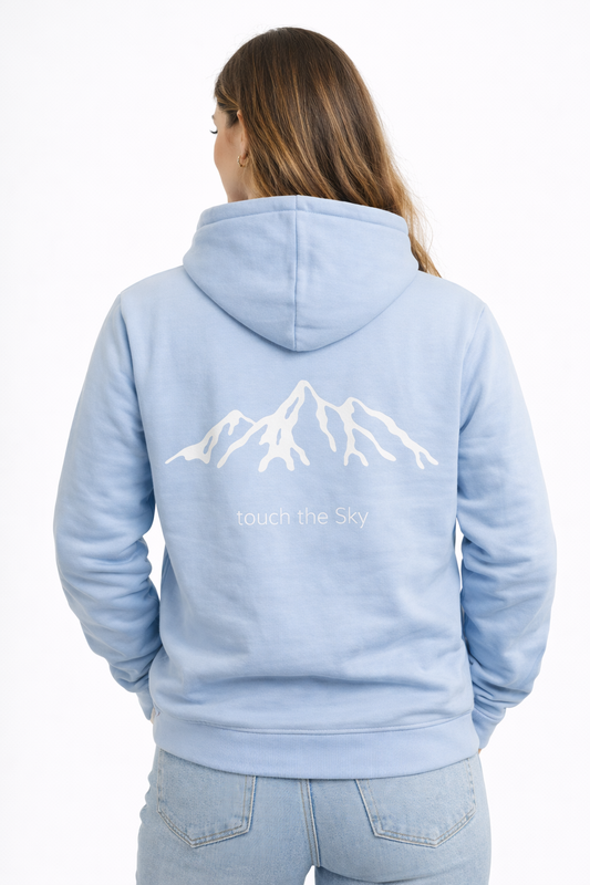 Sudadera Nova Con Capucha Sky Azul