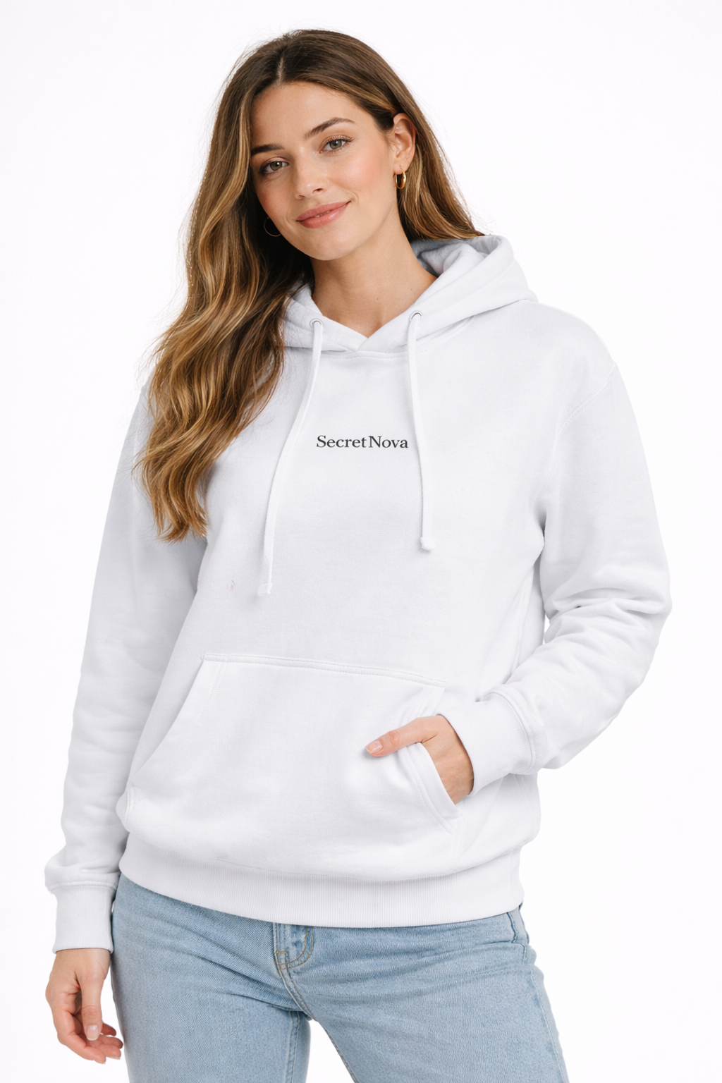 Sudadera Secret Basic Blanco